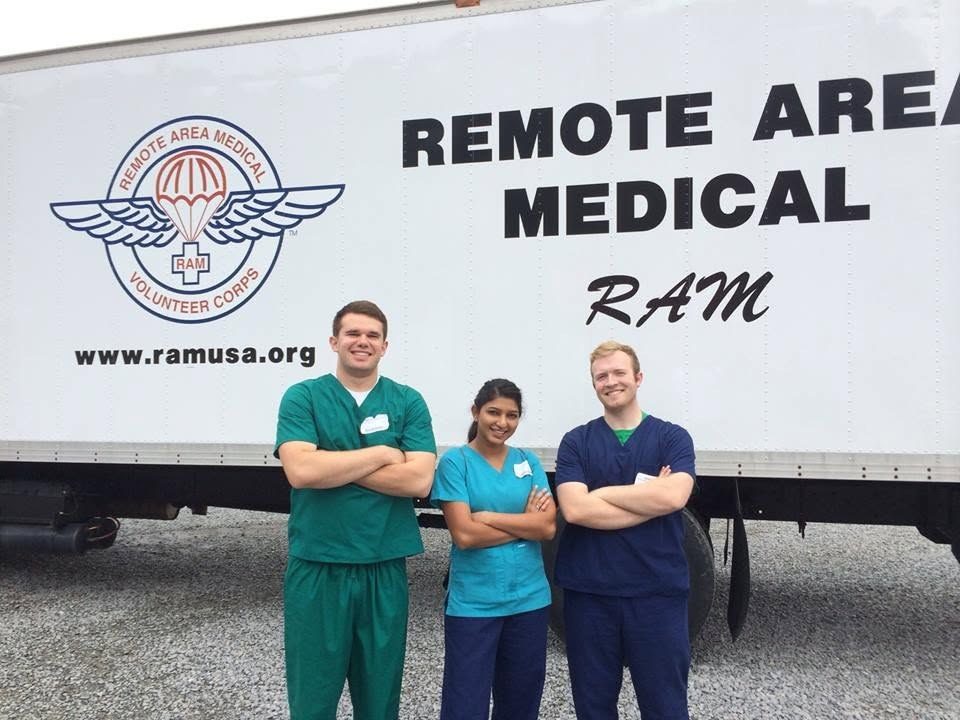 Zobia Zafar volunteering with the Remote Area Medical team